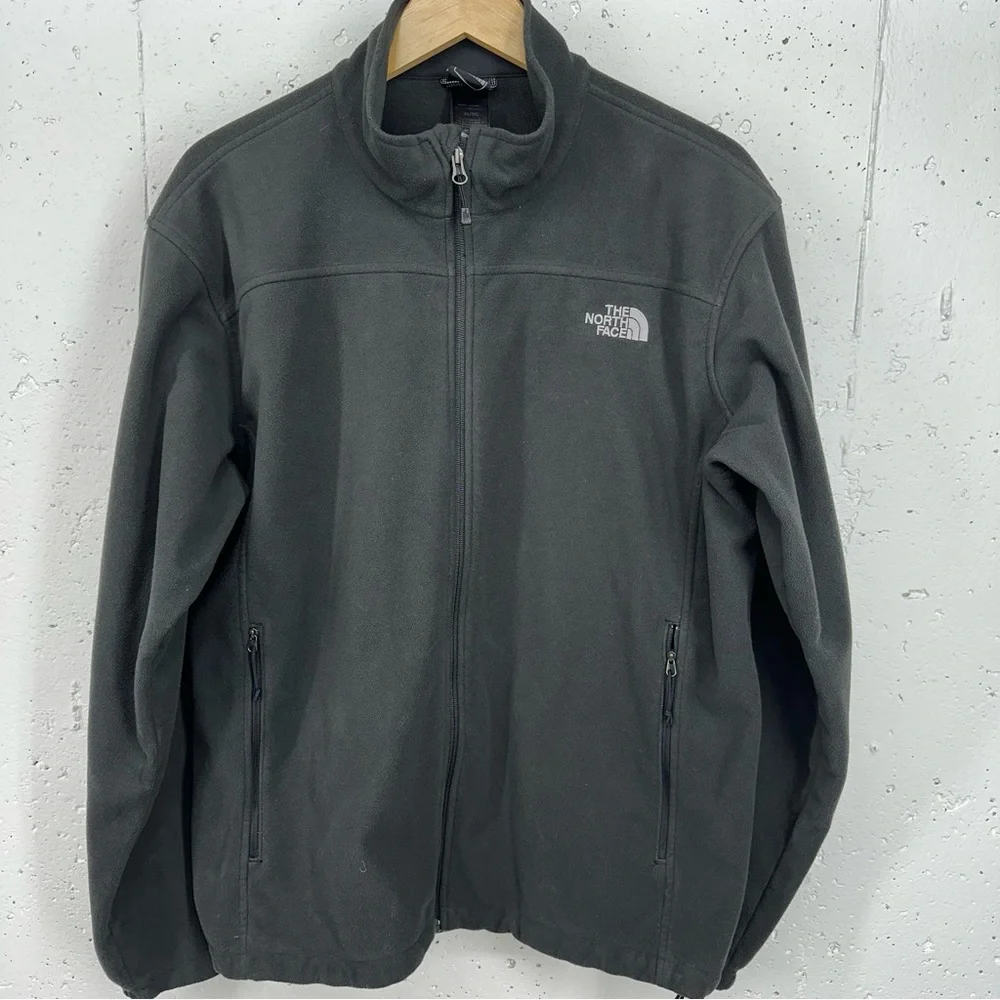 The North Face Jacket Men’s XL Black ANKU Windwall Zip Up Fleece Coat
